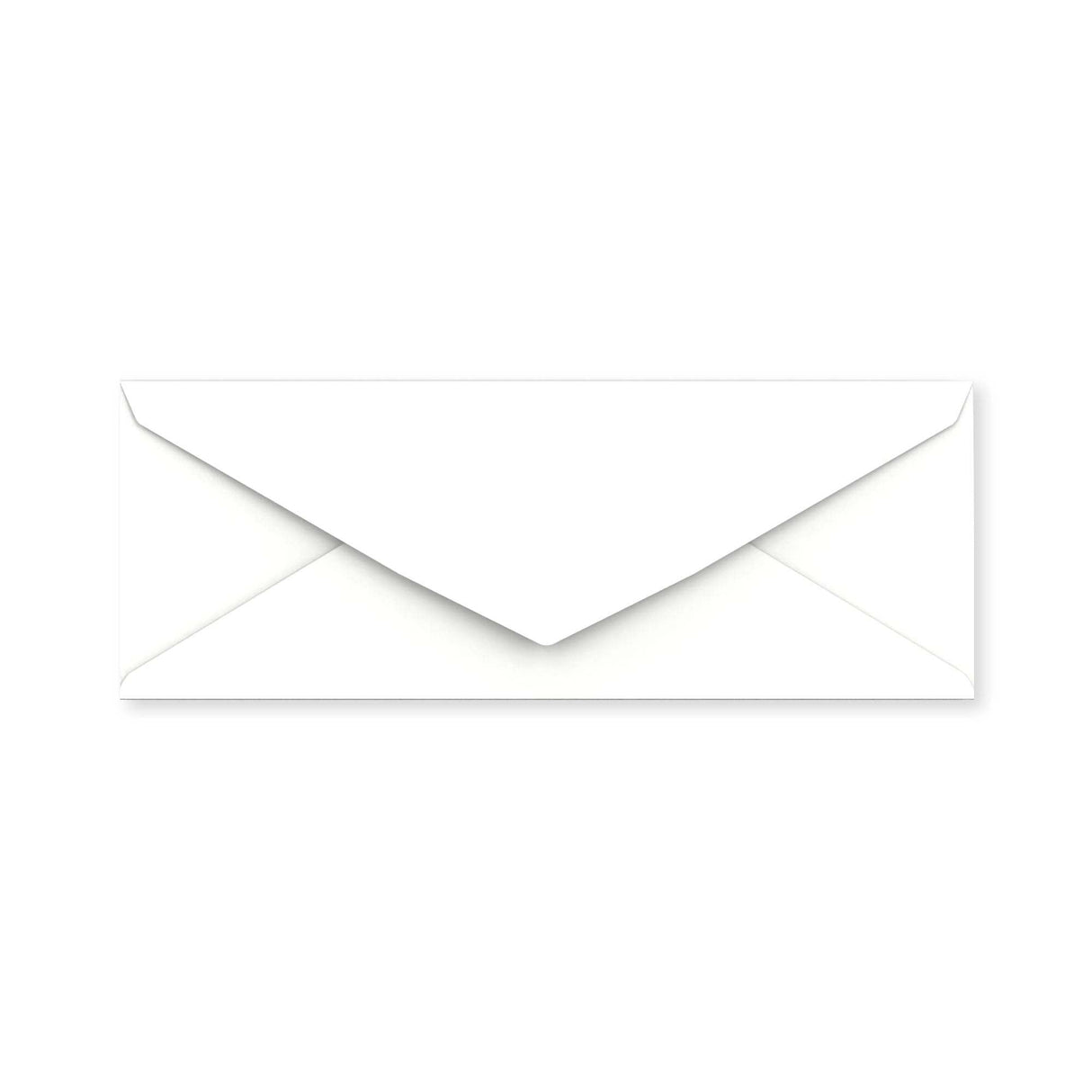 Busta colore bianco - Lembo di Diamante 80x215 mm