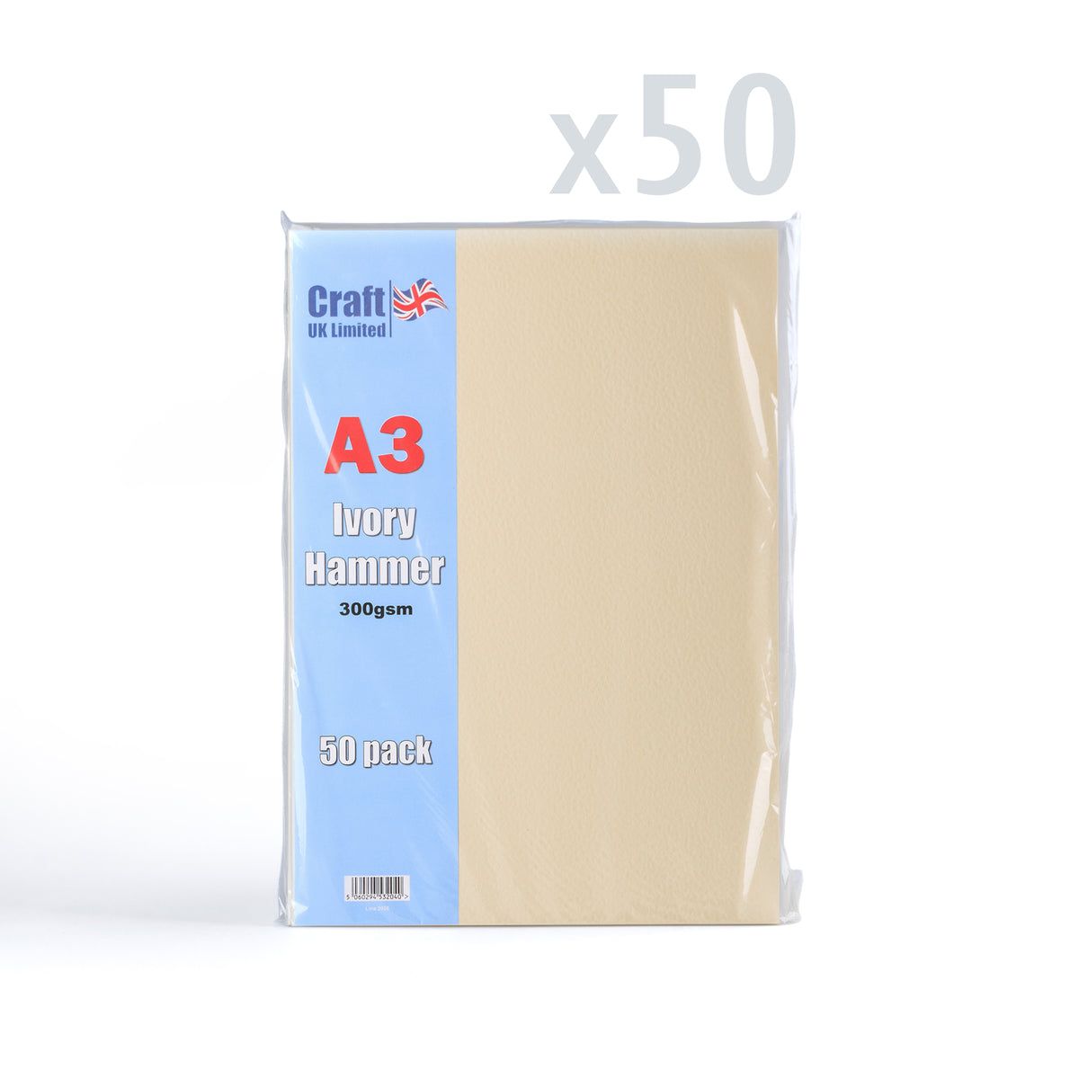 Cartoncino Martellato 300 g/m² confezione da 50 pezzi