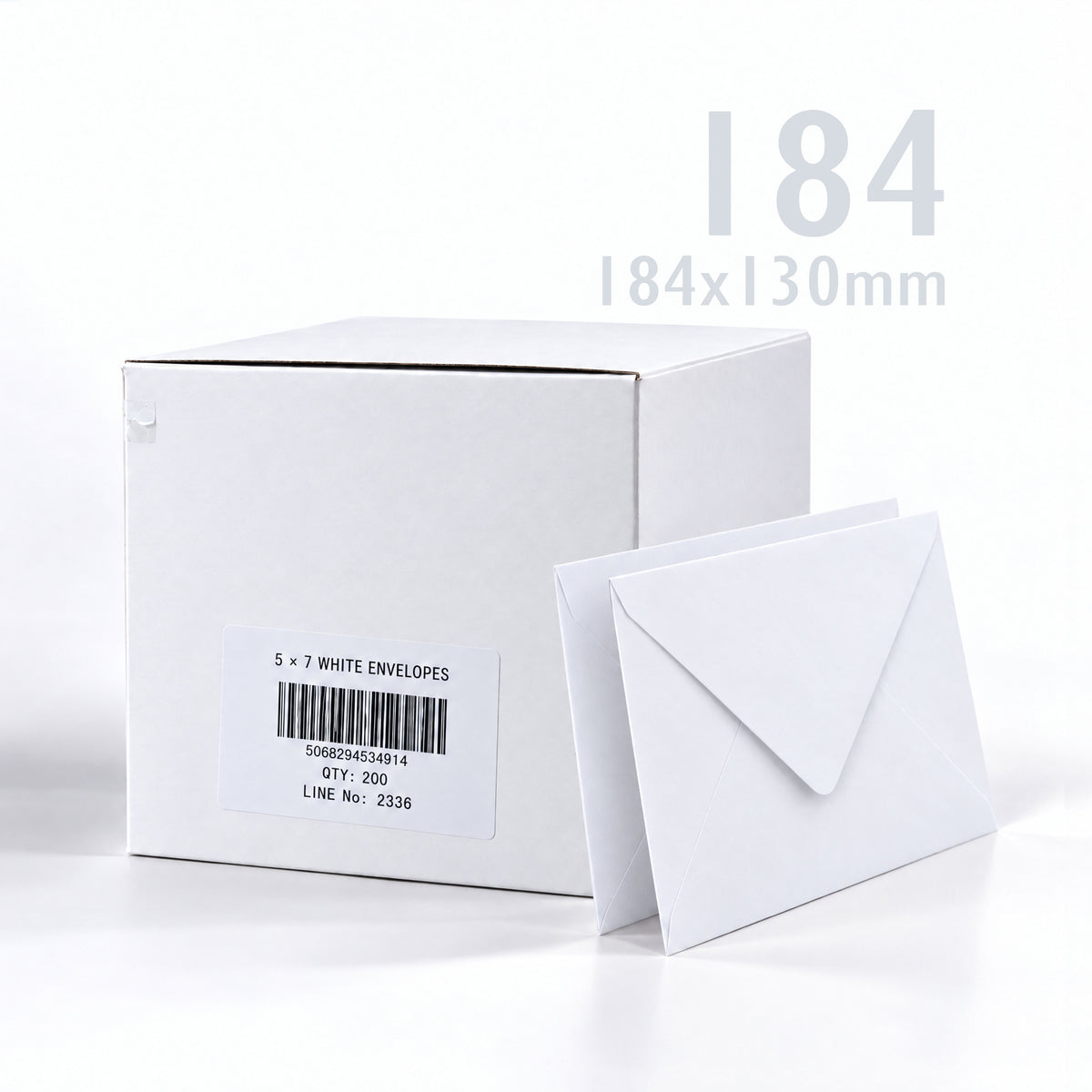 Buste Bianche 100 g/m² confezione da 200 pezzi