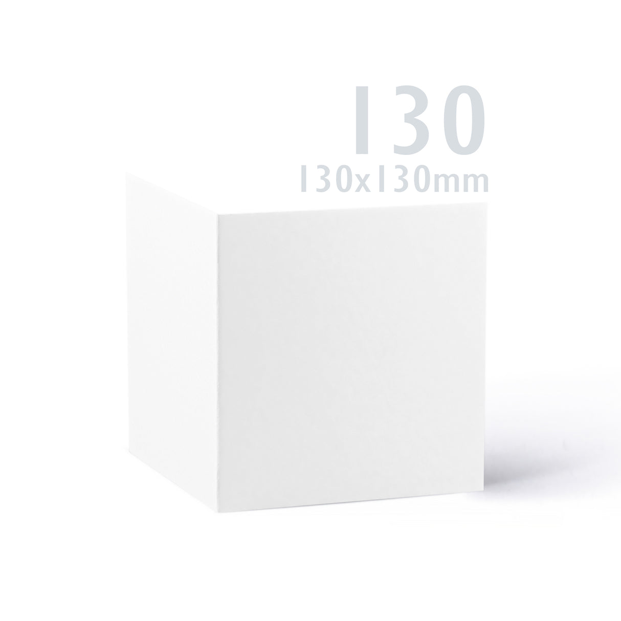 Biglietti bianchi lisci 250 g/m² e buste 100 g/m² – confezione