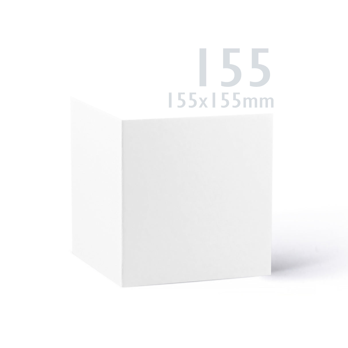 Biglietti bianchi lisci 250 g/m² e buste 100 g/m² – confezione
