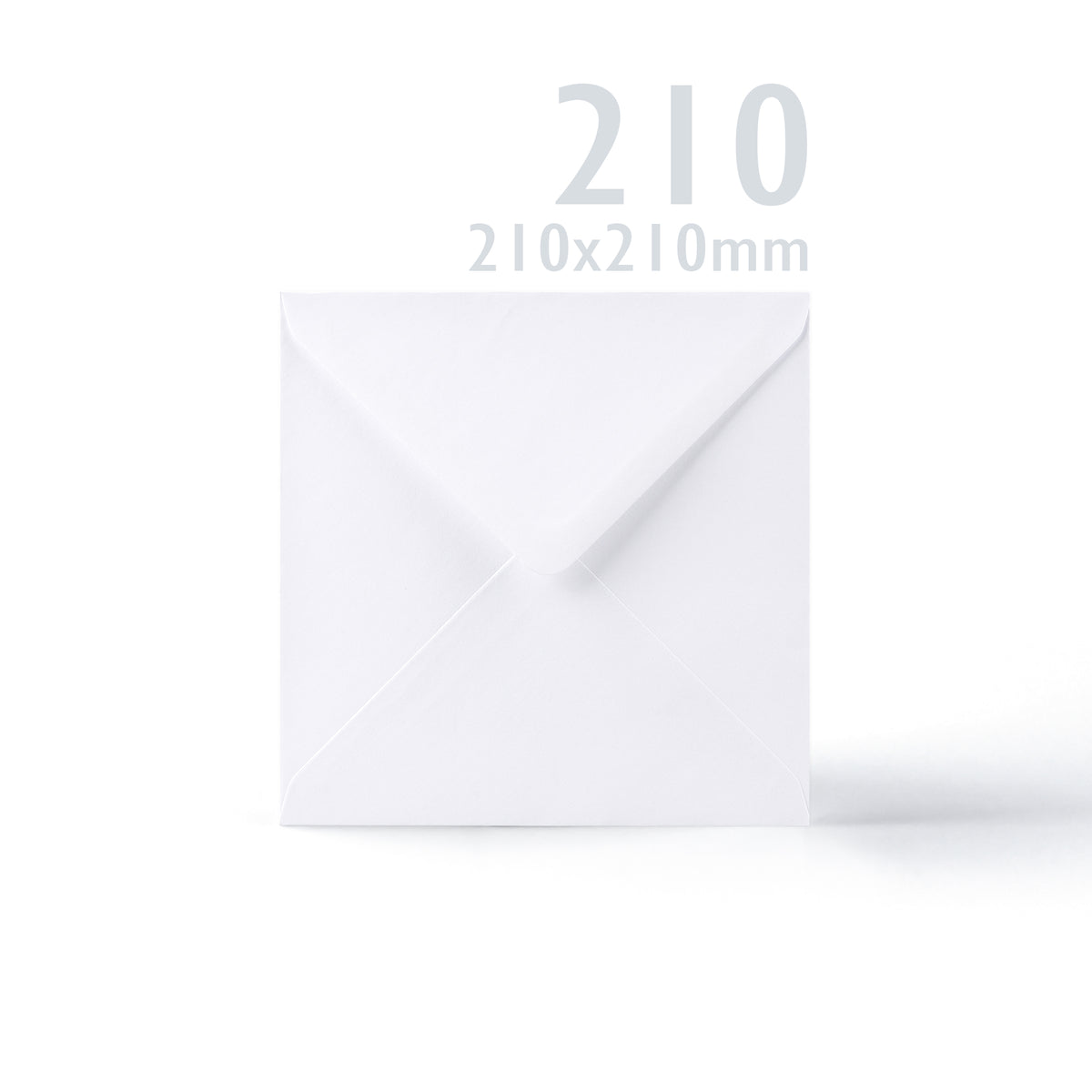 Confezione di biglietti 300 g/m² e buste in carta bianca 100g/m² liscia