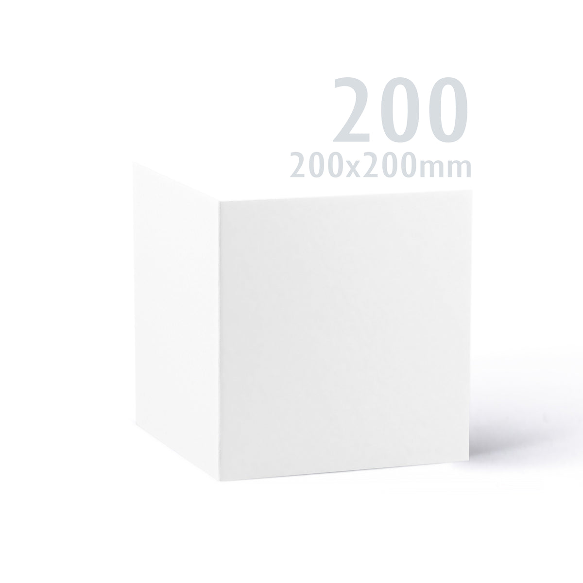 Confezione di biglietti 300 g/m² e buste in carta bianca 100g/m² liscia