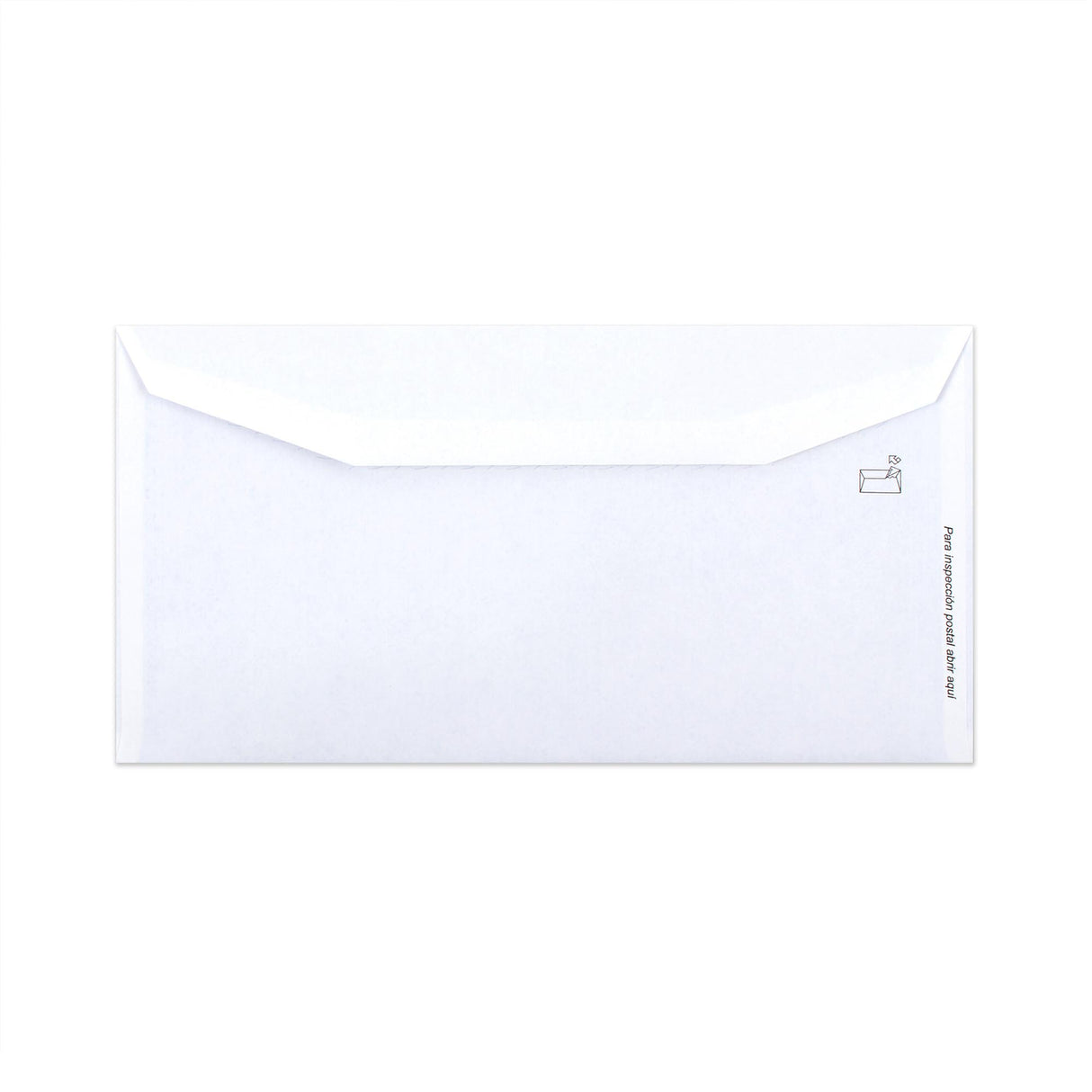 Busta colore bianco con stampa interna - finestra 115x225 mm (DL+) 80gr/m²