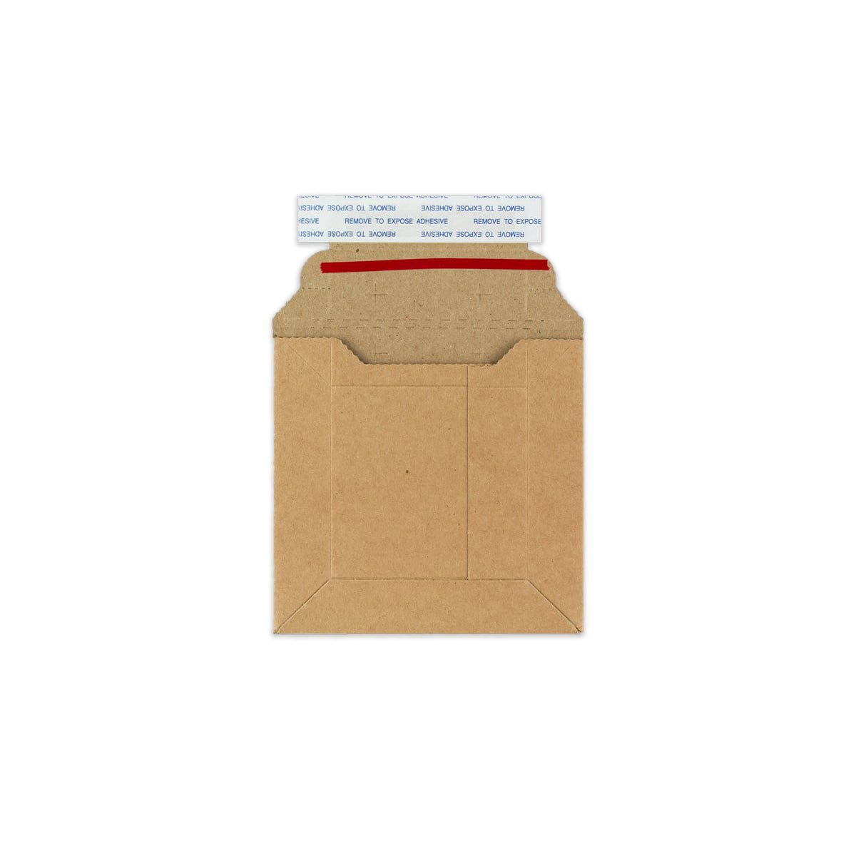 120x120 mm Scatola Robusta per Invio Postale Avana