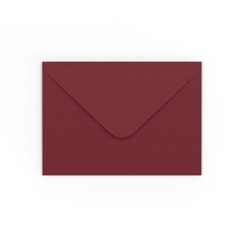 Burgundy envelopes Burgundy 125 x 175 mm Gummed