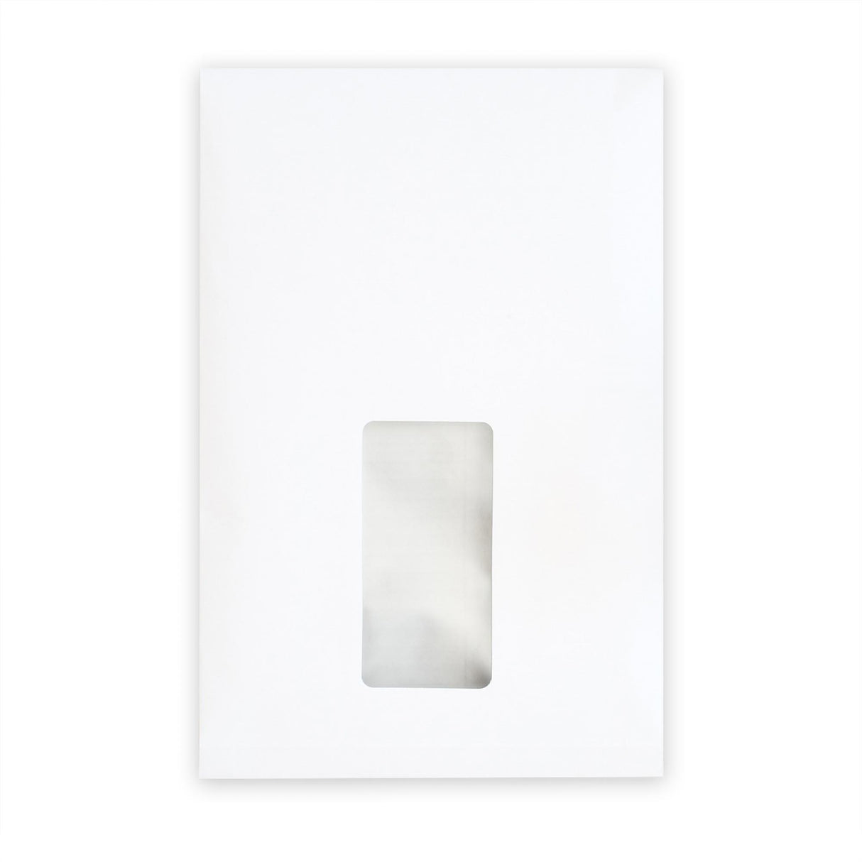 Busta a soffietto bianca con finestra 229x162x25 mm (C5)
