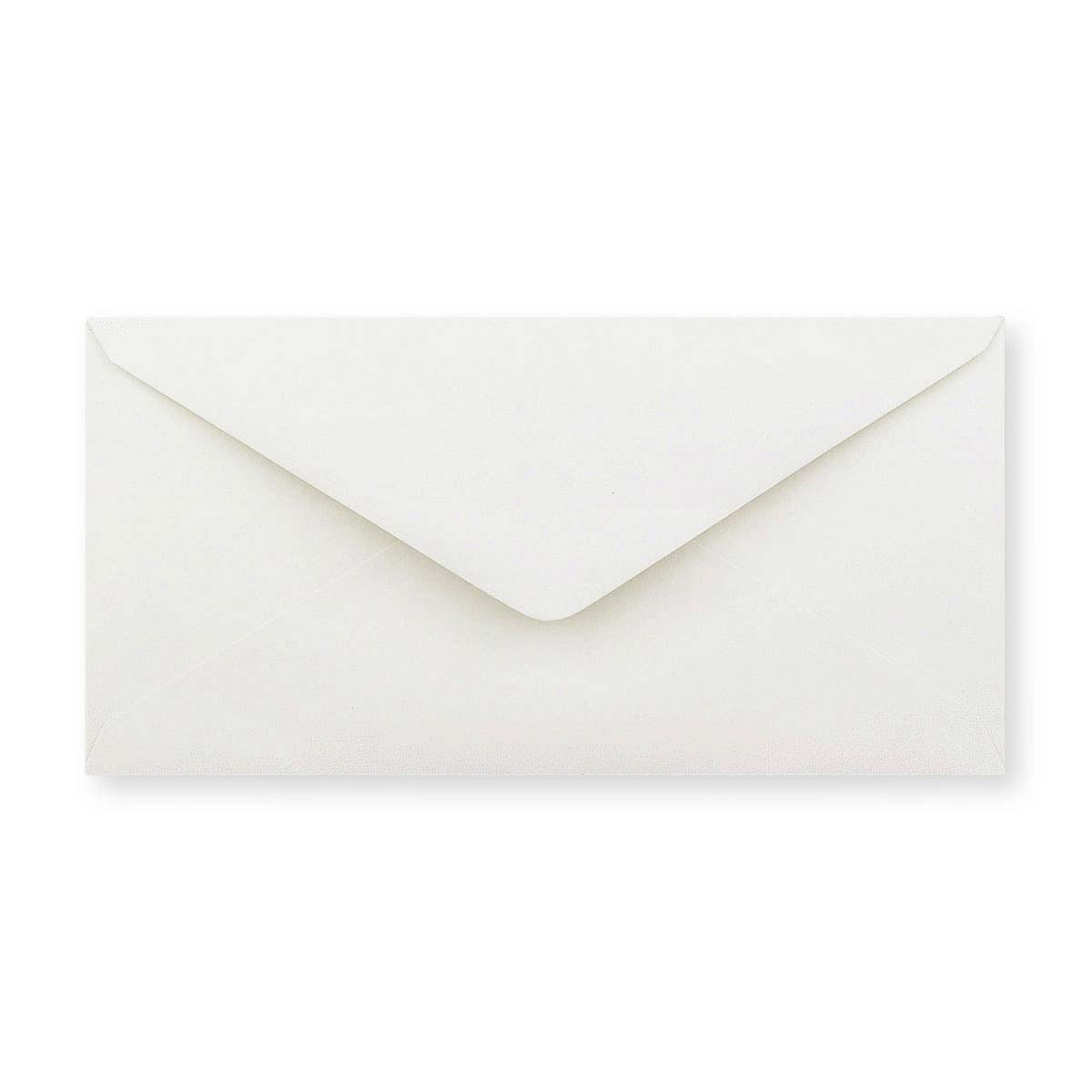 Busta colore bianco vergata leggera (90 g/m²) 110x220 mm (DL)