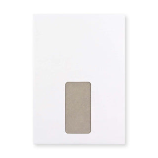 Busta con Dorso Rigido Bianco - Finestra 229x162 mm (C5)