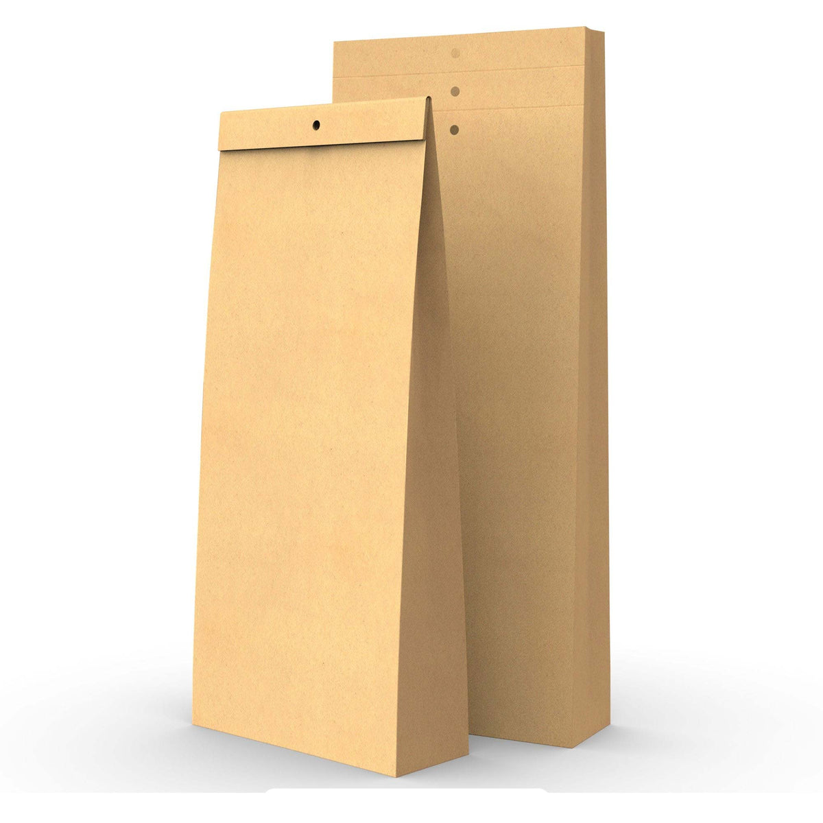 Sacchetti in kraft per campioni con fori 345x140x45mm