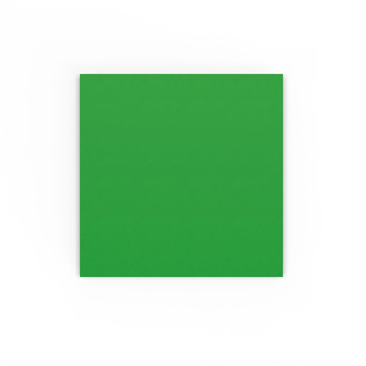 140x140 mm Verde Medio Quadrato 120gsm con adesivo gommato