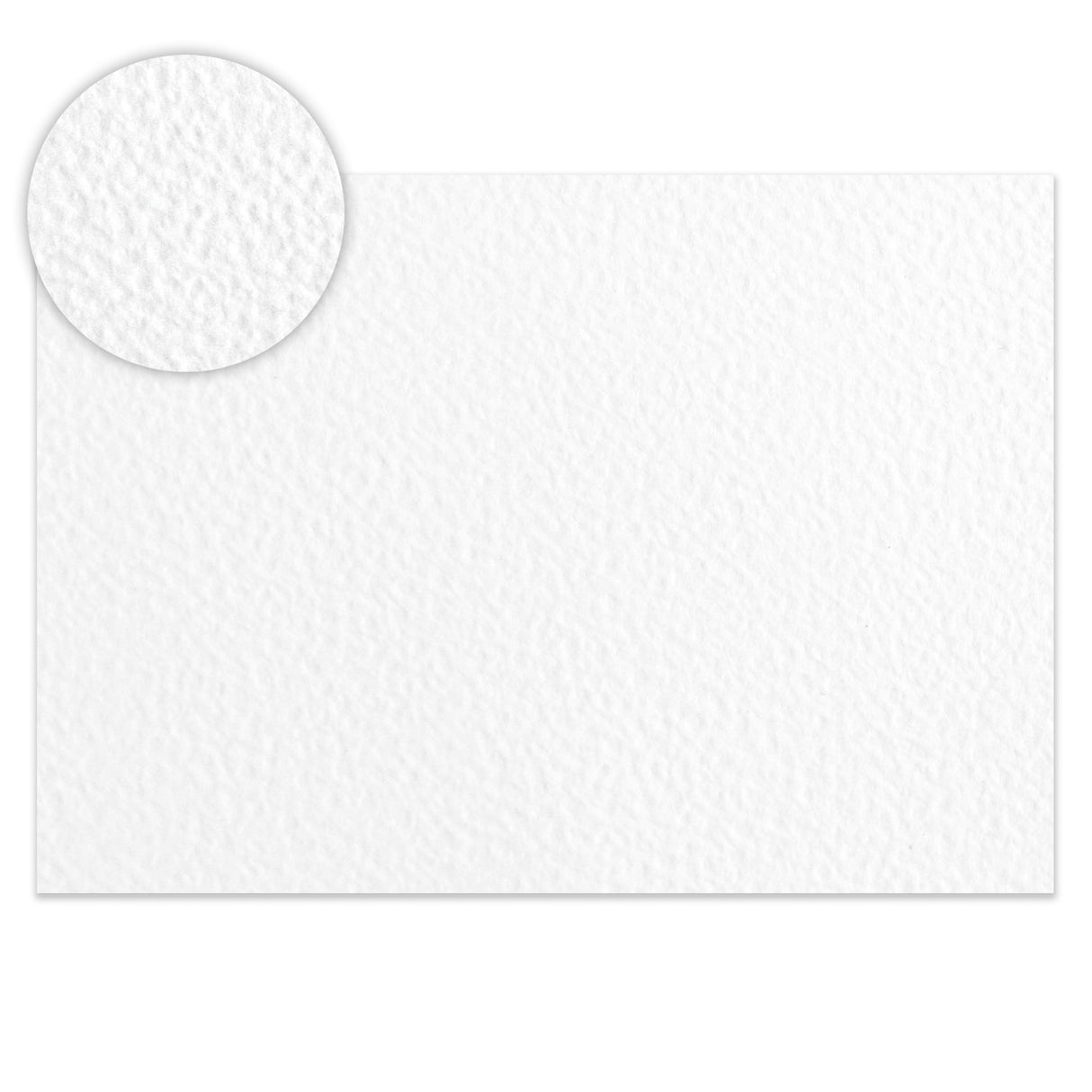 Biglietto di carta bianco martellato 300 g/m² (A4)