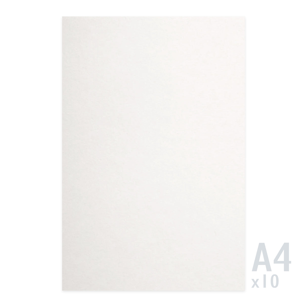 Carta bianca con texture lino 120g/m² - 10 fogli A4