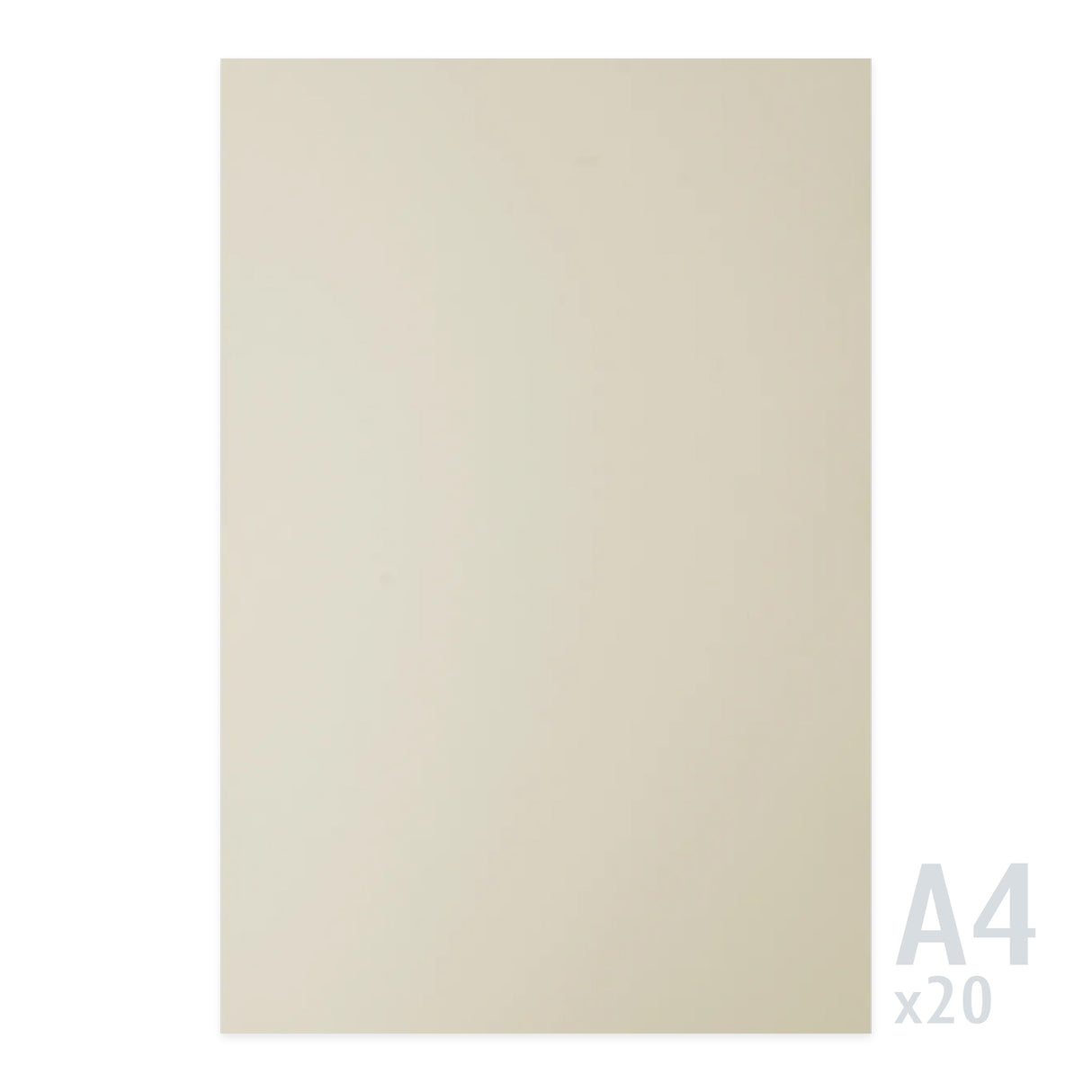 Carta Sirio Color crema 140g/m² - 20 fogli A4
