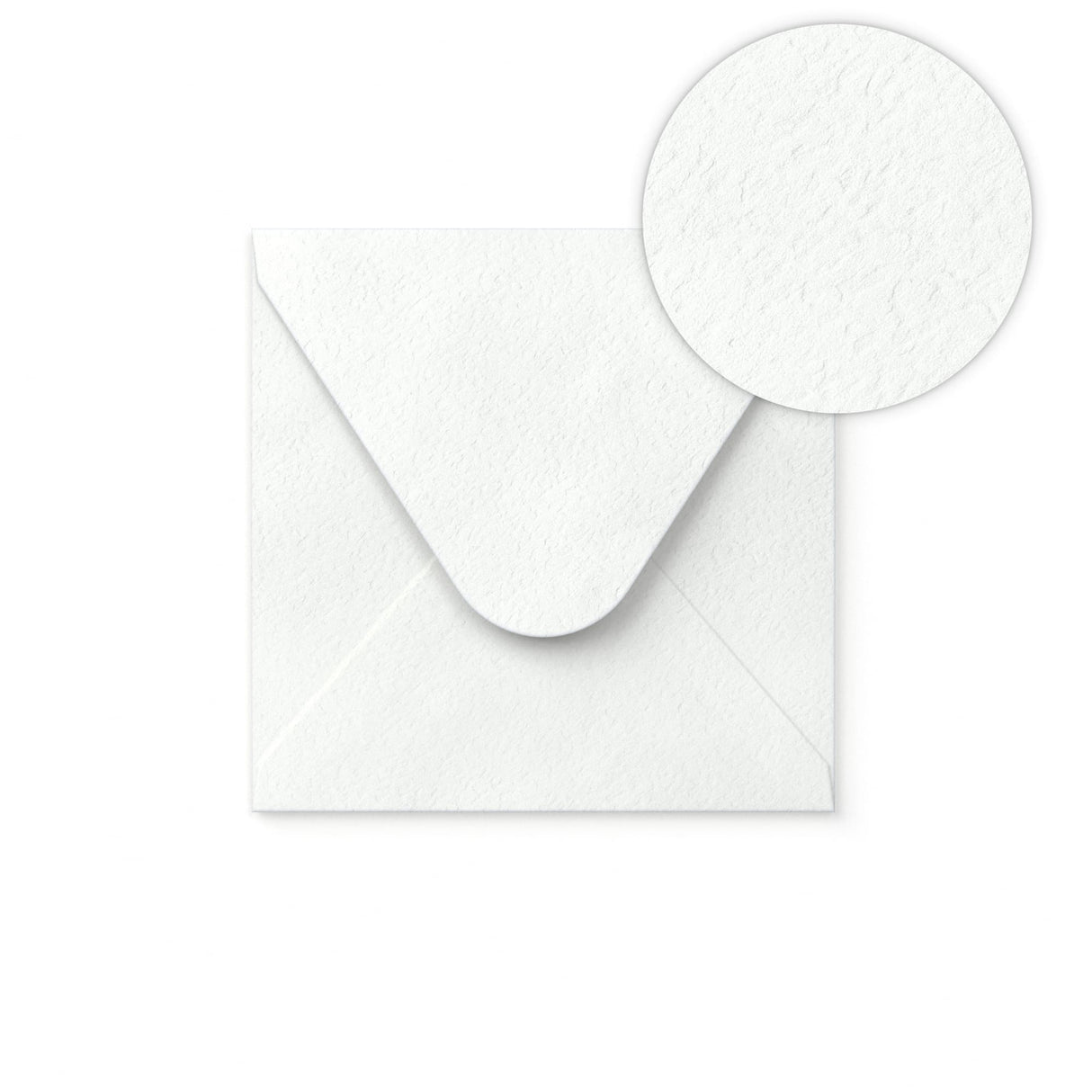 Busta colore bianco con effetto martellato 110x110 mm