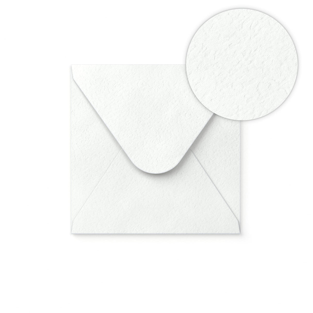 Busta colore bianco con effetto martellato 130x130 mm