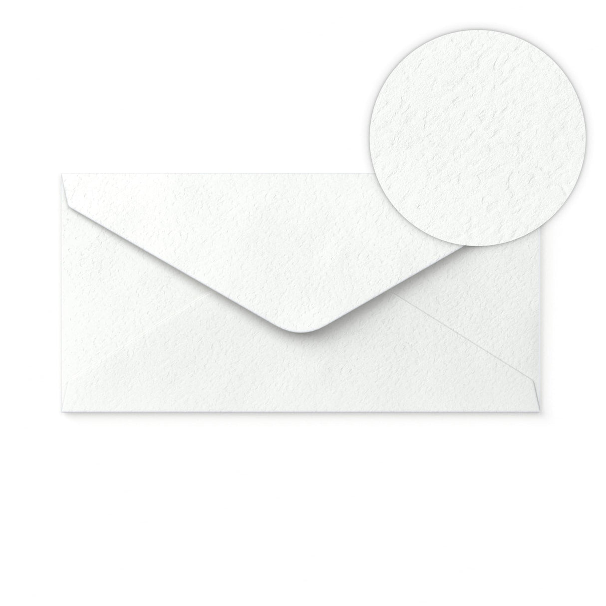 Busta colore bianco con effetto martellato 110x220 mm (DL)