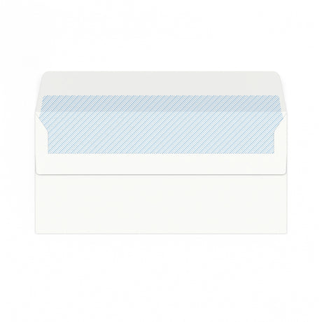 DL Busta colore bianco con stampa interna 100GSM (110 x 220mm)