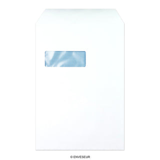 324x229 mm C4 Busta bianca con finestra