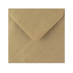 Busta in carta kraft Striata 140x140 mm