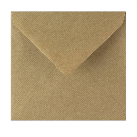 Busta in carta kraft Striata 155x155 mm