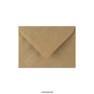 82x113 mm (C7) Busta Marrone Striata