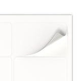 Etichette adesive rettangolari