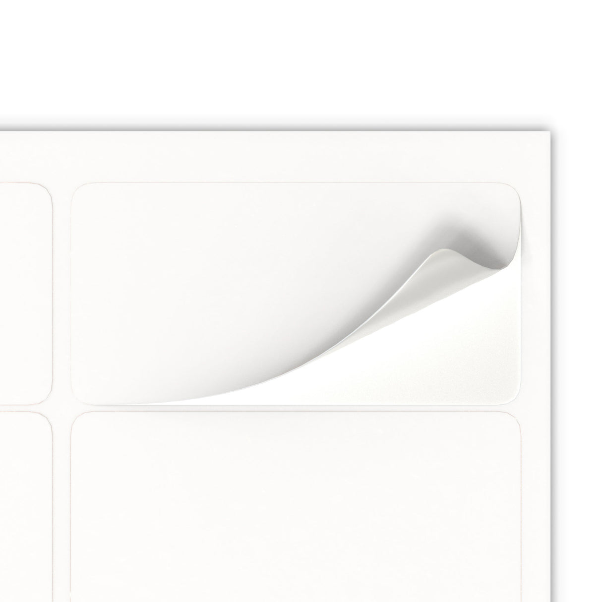 Etichette adesive rettangolari