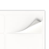 Etichette adesive rettangolari