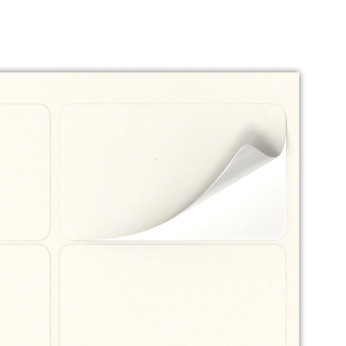 Etichette adesive rettangolari