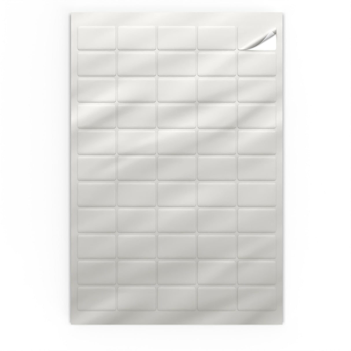 Etichette adesive rettangolari