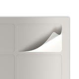 Etichette adesive rettangolari