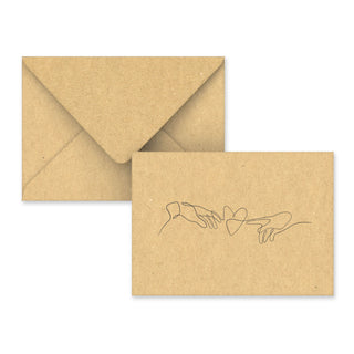 Valentine's Coloured Envelope (Live Love Design)