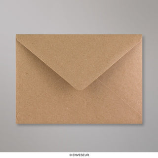 Busta in carta riciclata marrone 133x184 mm