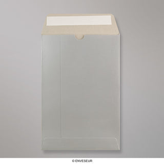 235x162 mm Busta in cartone argento