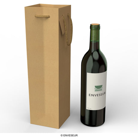 Sacchetti in carta per bottiglie di vino (75 cl.)