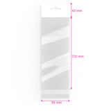 Sacchetti in cellofan con dispositivo d'aggancio (PPO)