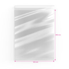 Cello Bags (Non-Header) Clear 390 x 305 mm