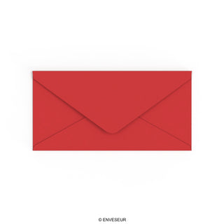 Busta rosso ciliegia 110x220 mm (DL)
