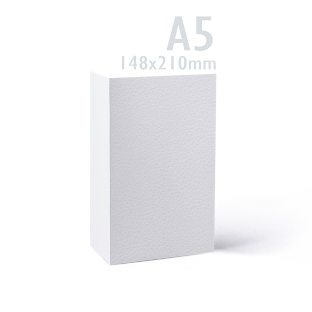 Hammered Cards & Envelopes Pack White 210 x 300 x 20 mm