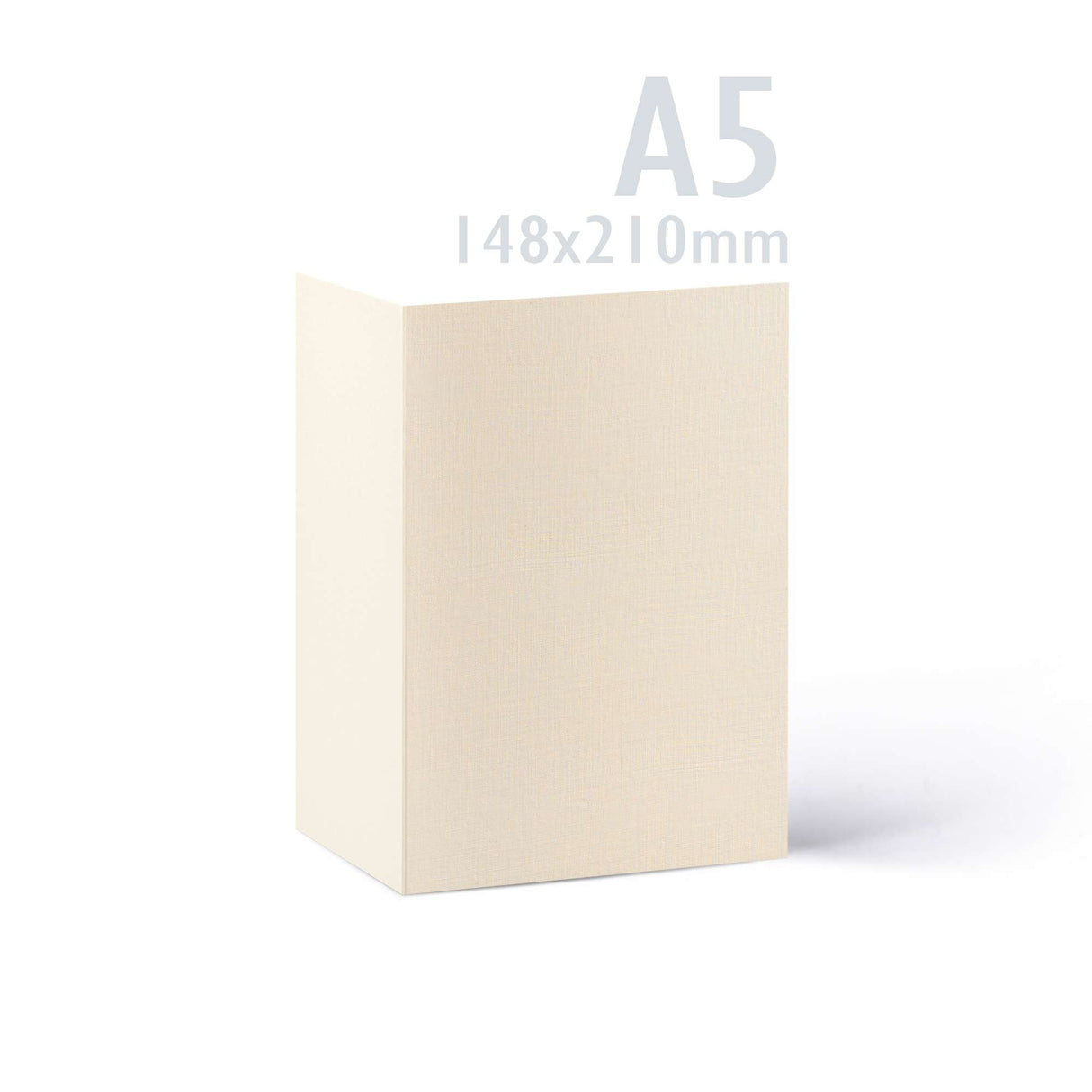 Confezione di biglietti e buste con finitura lino