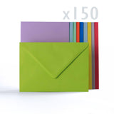Pacco di buste 100gr in 10 colori assortiti