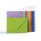Pacco di buste 100gr in 10 colori assortiti