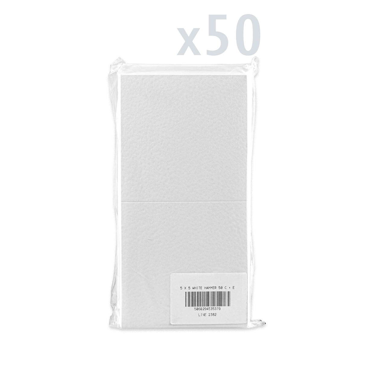 Confezione di biglietti e buste con finitura martellata