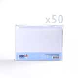 Biglietti bianchi lisci 250 g/m² e buste 100 g/m² – confezione