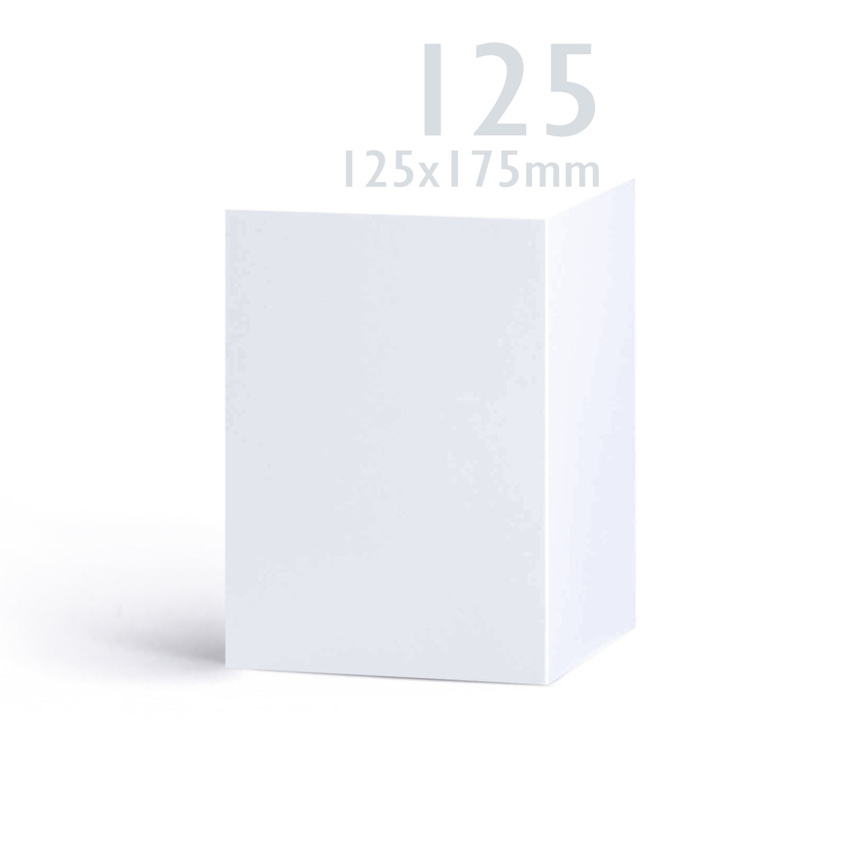 Biglietti bianchi lisci 250 g/m² e buste 100 g/m² – confezione