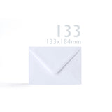 Biglietti bianchi lisci 250 g/m² e buste 100 g/m² – confezione