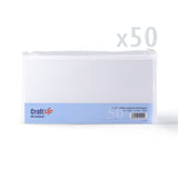 Biglietti bianchi lisci 250 g/m² e buste 100 g/m² – confezione