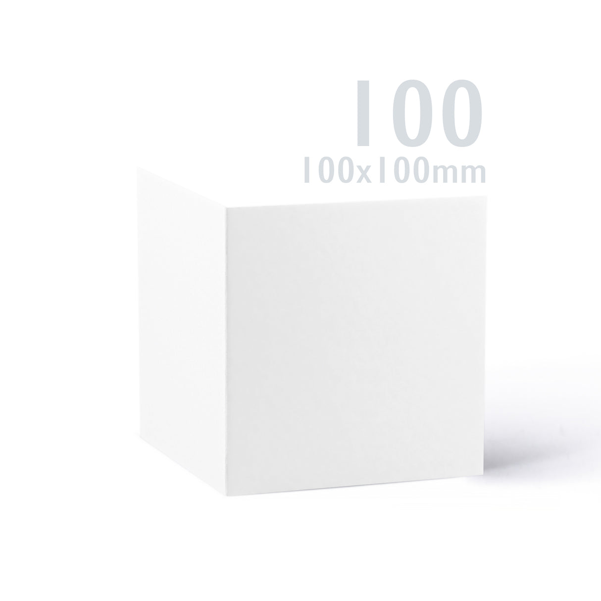 Biglietti bianchi lisci 250 g/m² e buste 100 g/m² – confezione