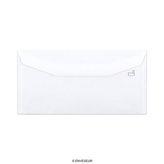 110x220 mm Busta commerciale bianca